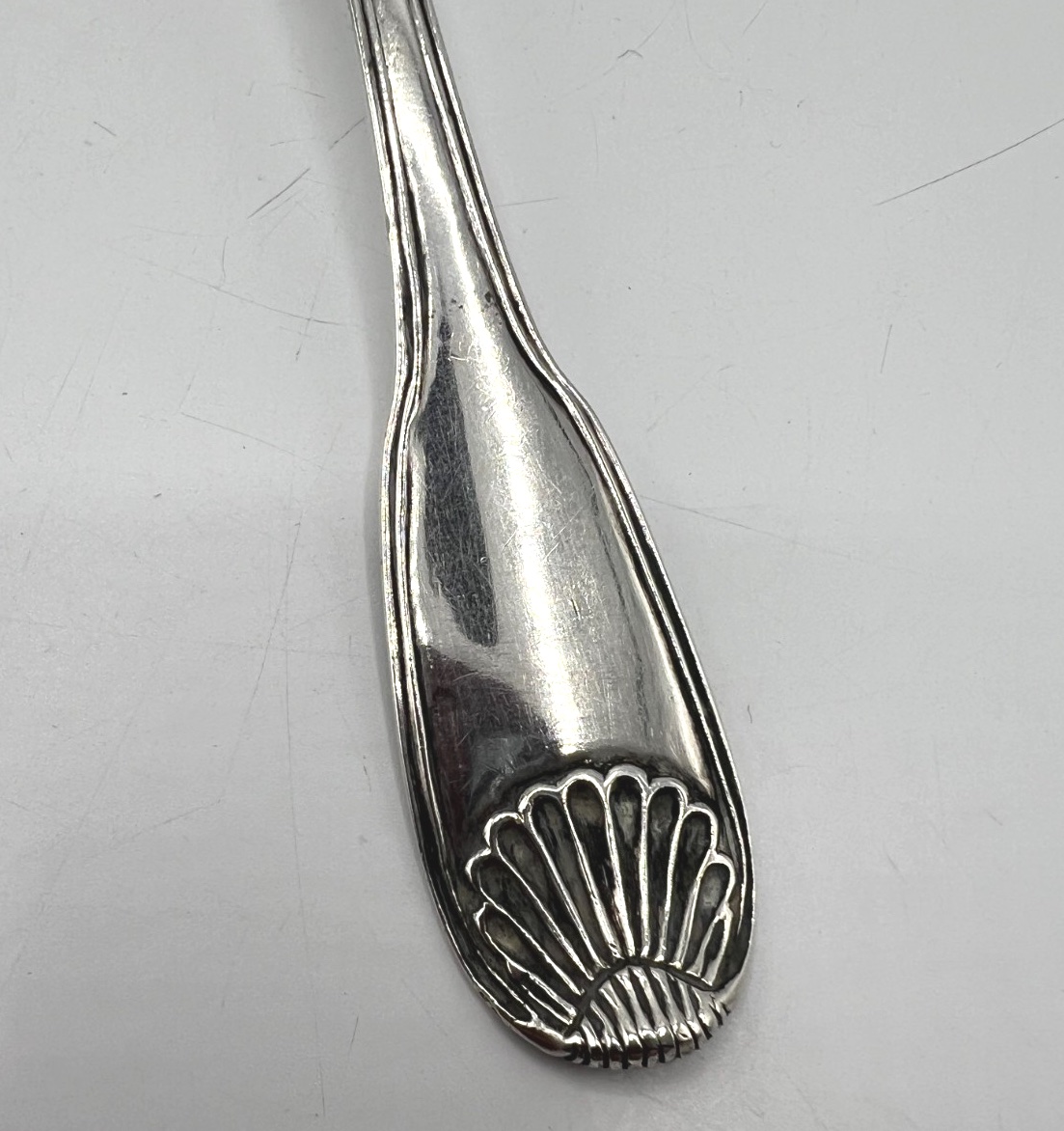 Saupoudreuse Ou Cuillère à Sucre En Argent Massif 18ème, Fougères (juridiction de Rennes)-photo-5