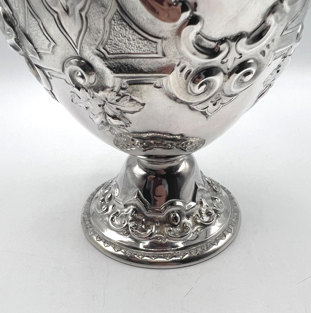 Aiguière en argent massif, Epoque 19ème, Glasgow-photo-3