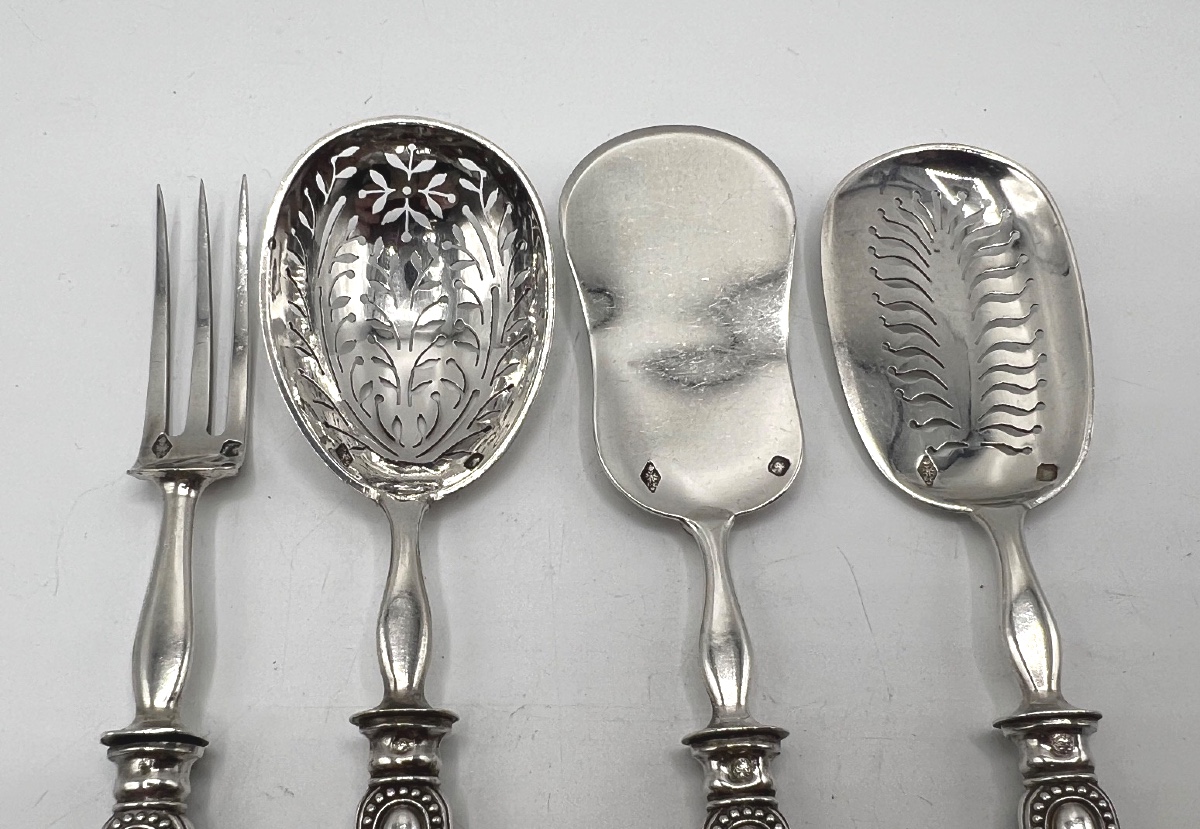 Service à hors d'Oeuvre Ou à Bonbons 4 Pièces  Par Cardeilhac-photo-4