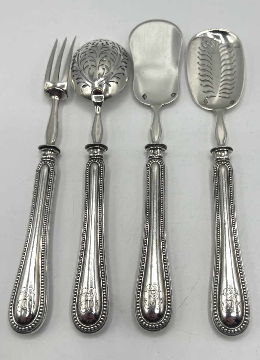 Service à hors d'Oeuvre Ou à Bonbons 4 Pièces  Par Cardeilhac-photo-2