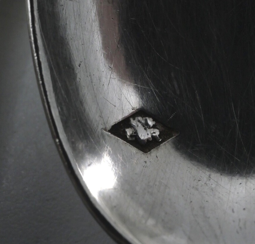 12 cuillères à moka en argent massif Art Déco-photo-3