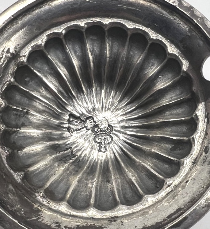 Moutardier en argent massif époque 18ème-photo-2