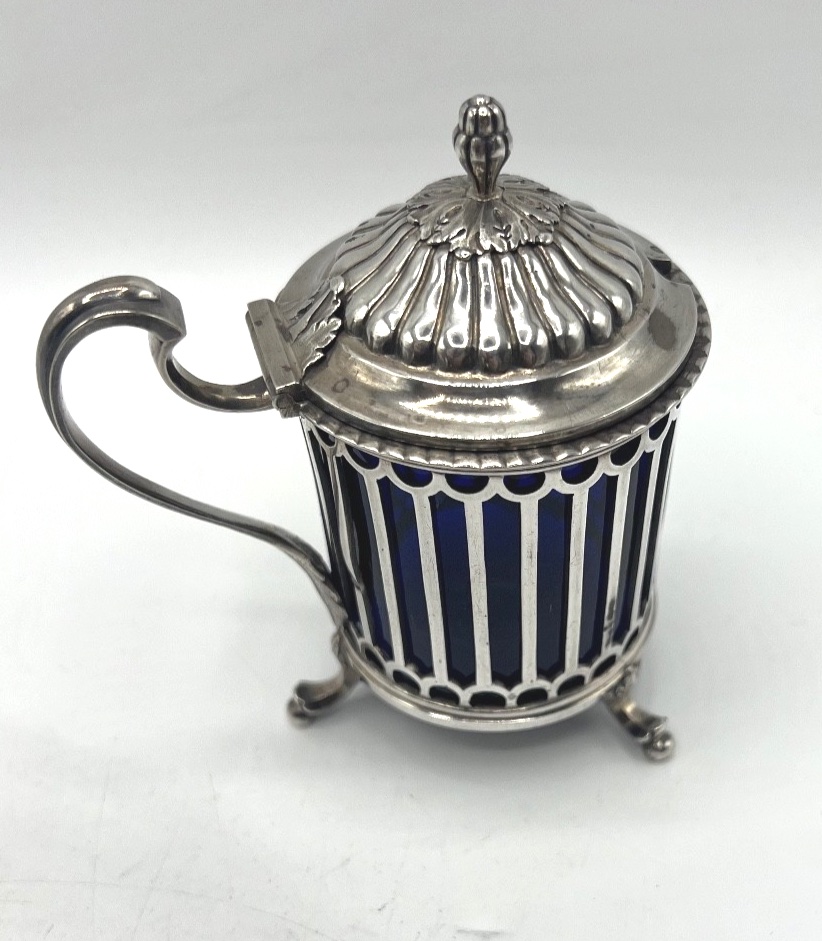 Moutardier en argent massif époque 18ème-photo-4