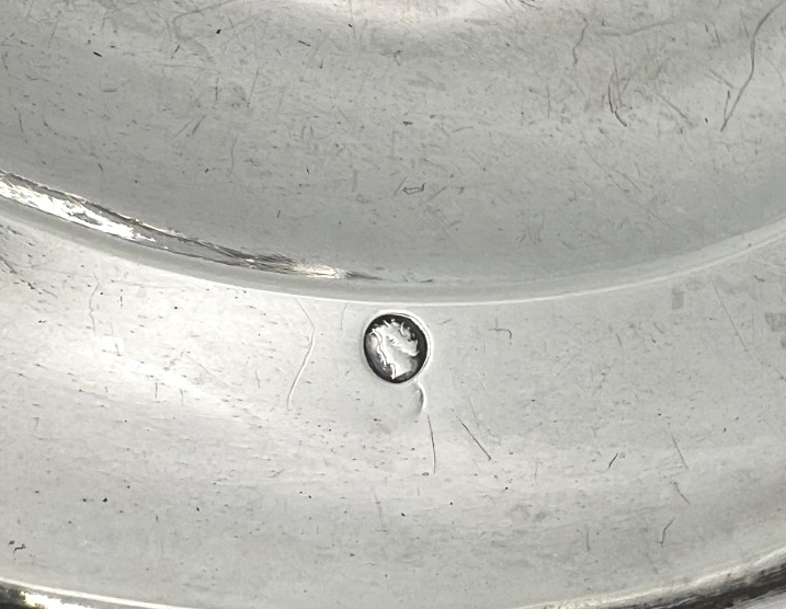 Solid Silver Plate, 19th Century-photo-2