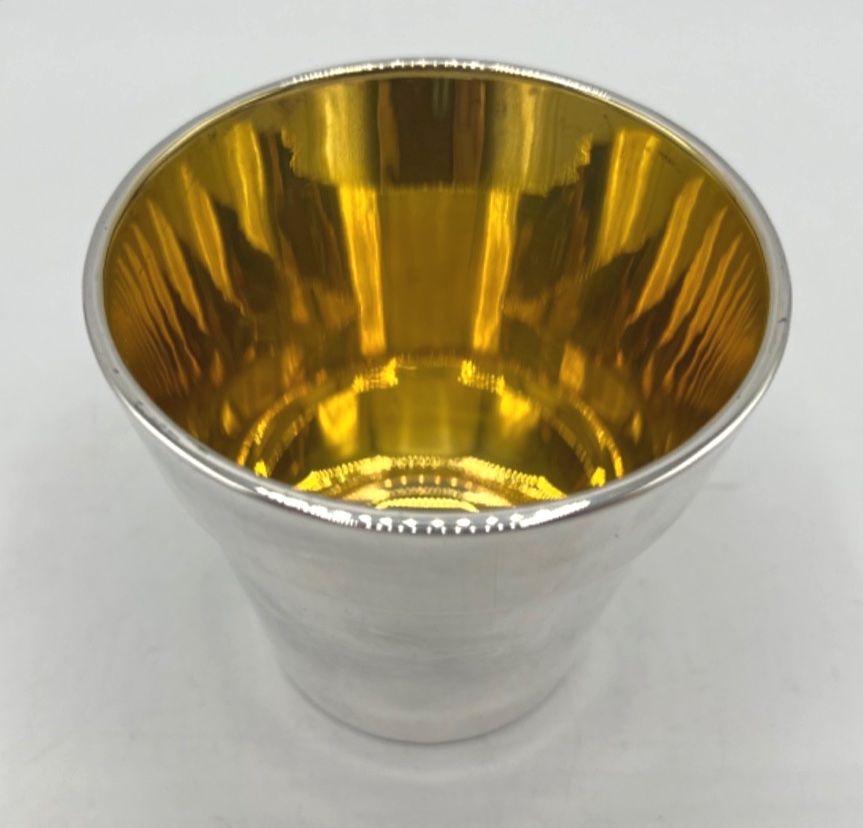 Timbale en Argent Massif et Vermeil par Bulgari-photo-3