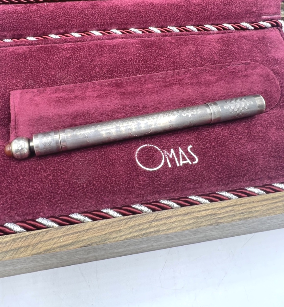 Stylo Plume en argent massif par Omas-photo-2