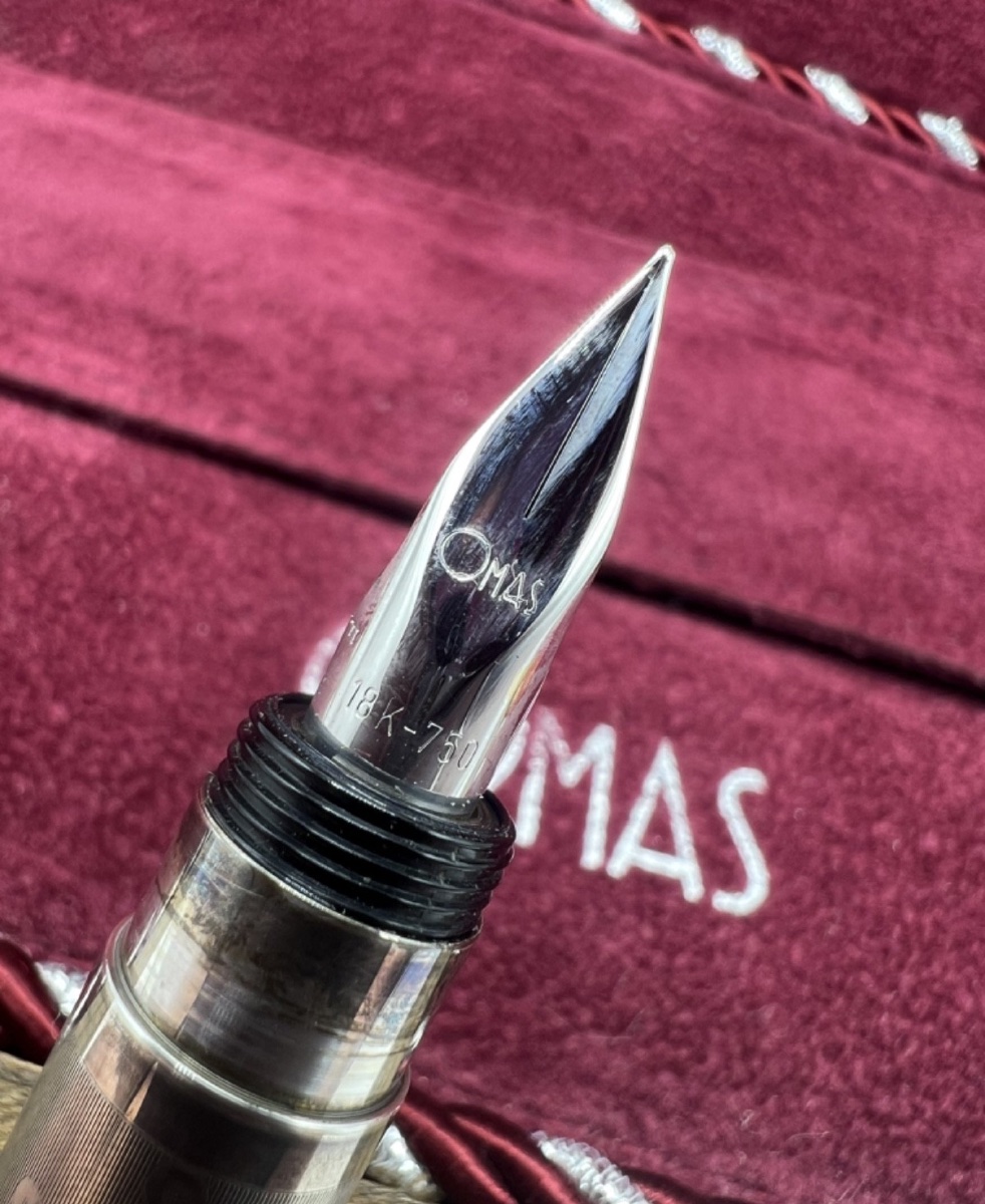 Stylo Plume en argent massif par Omas-photo-3