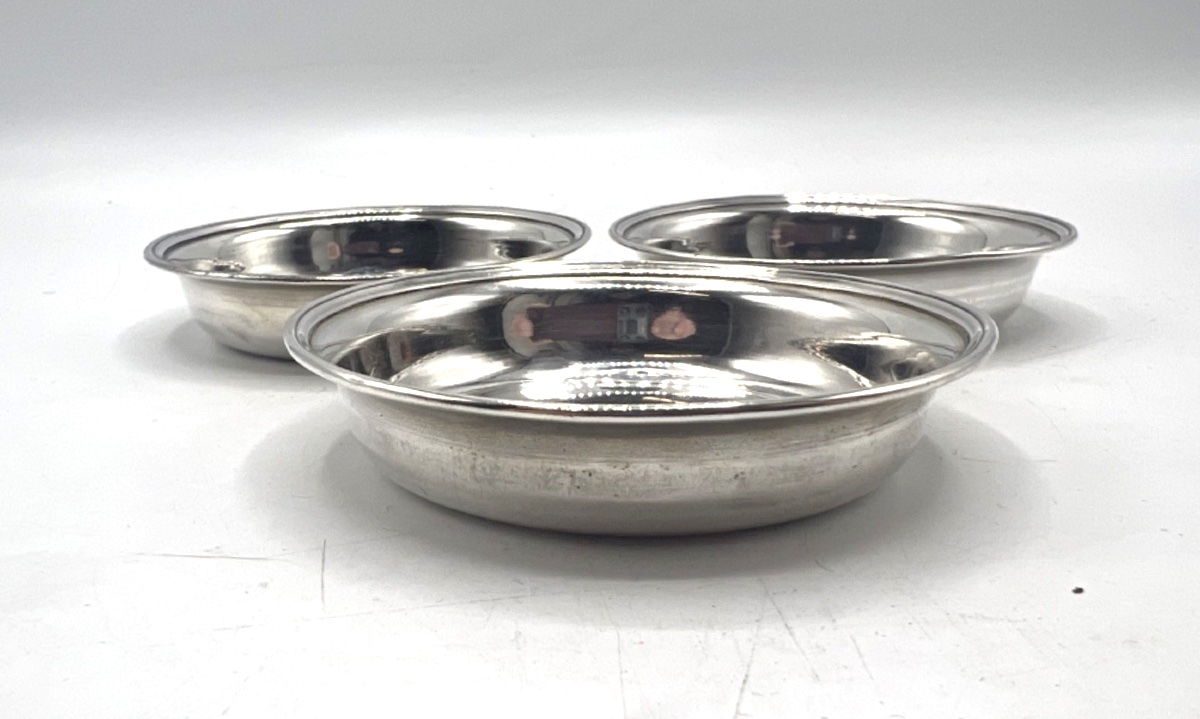 Set Of 3 Solid Silver Bowls By Grandvigne-photo-2