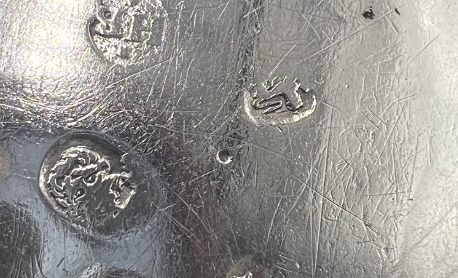 Coupe en argent massif et vermeil 17ème-photo-2