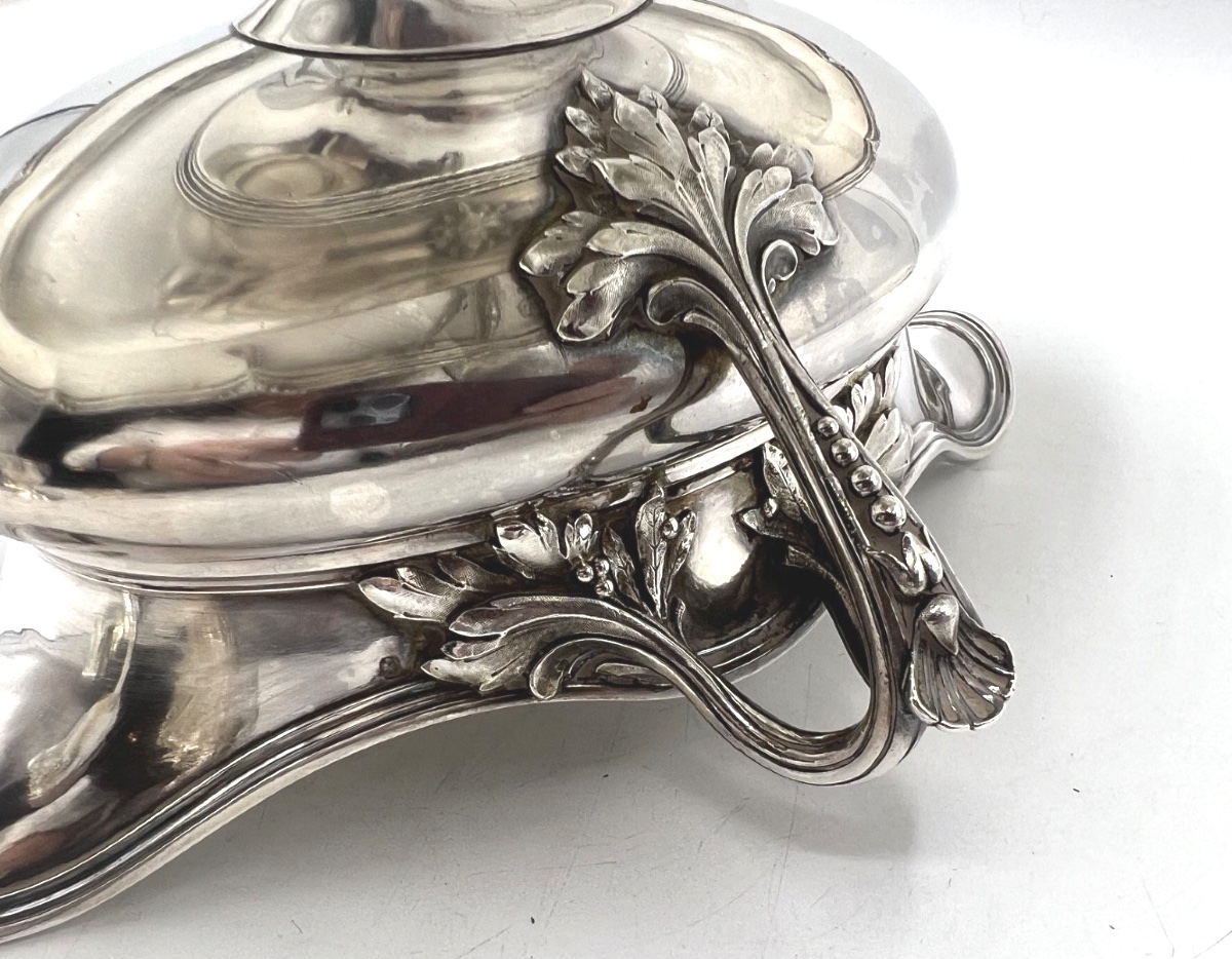 Sauce Boat In Sterling Silver By Cardeilhac-photo-3