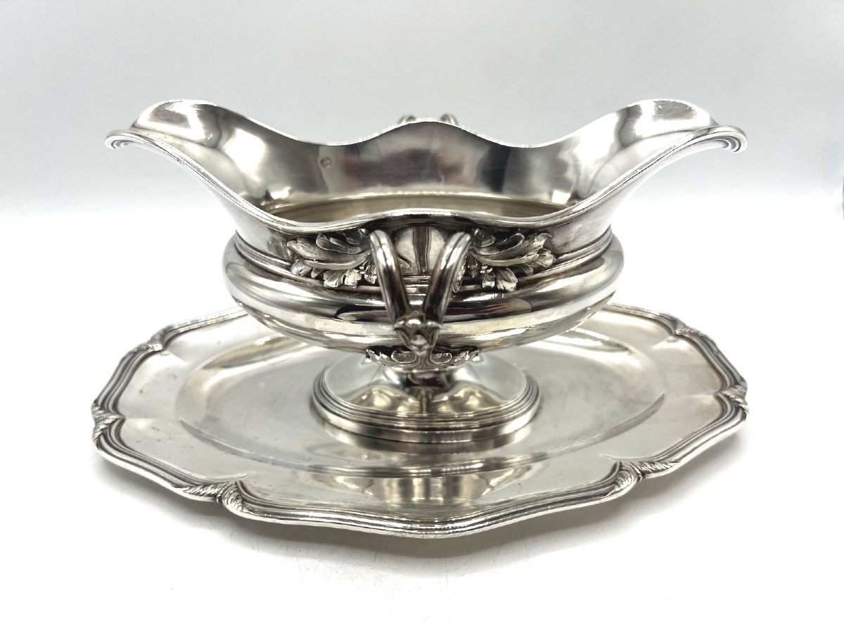 Sauce Boat In Sterling Silver By Cardeilhac