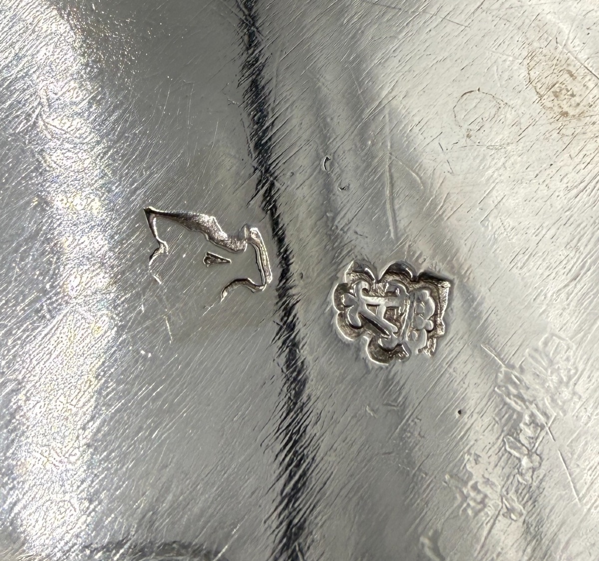 Solid Silver Basin, 18th Century-photo-3