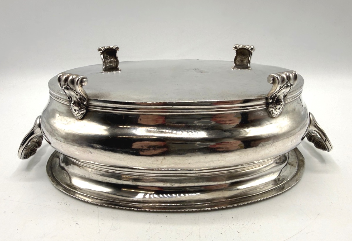 Solid Silver Basin, 18th Century-photo-5