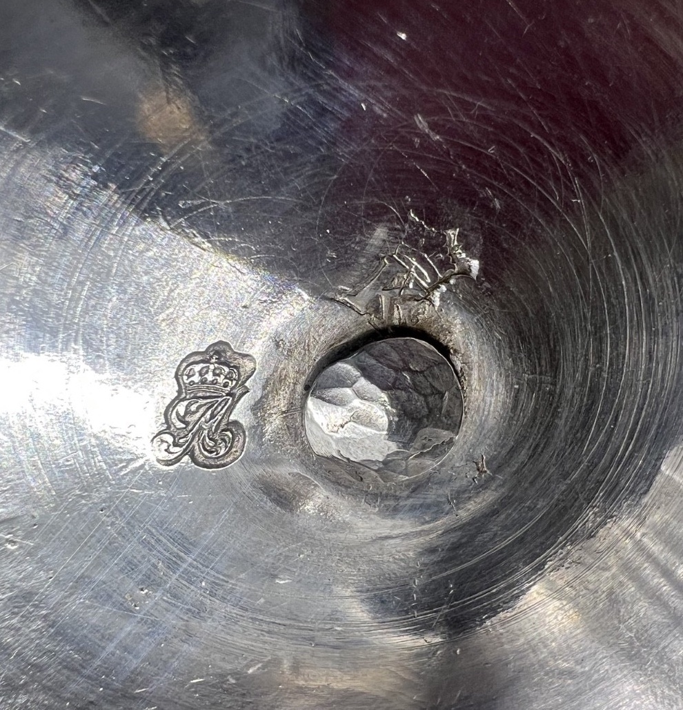 Solid Silver Coffee Pot 18th Century-photo-2