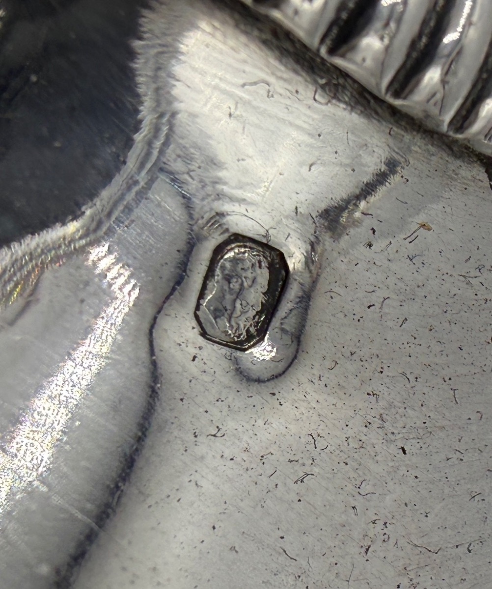 Pair Of Solid Silver Vieillard Hallmarked Candlesticks-photo-2