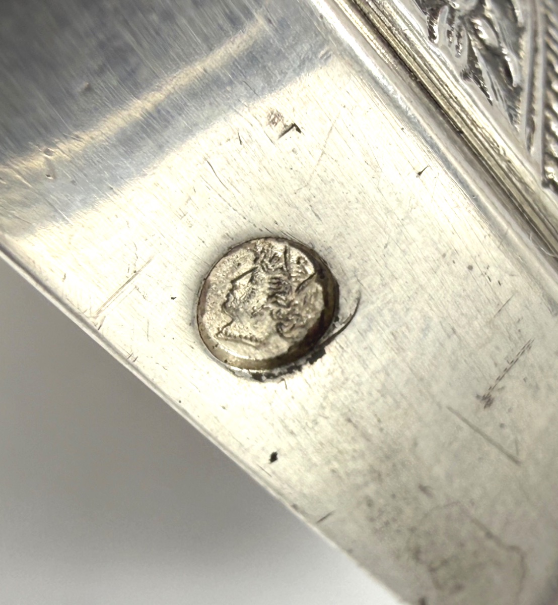 Pair Of Solid Silver Vieillard Hallmarked Candlesticks-photo-3