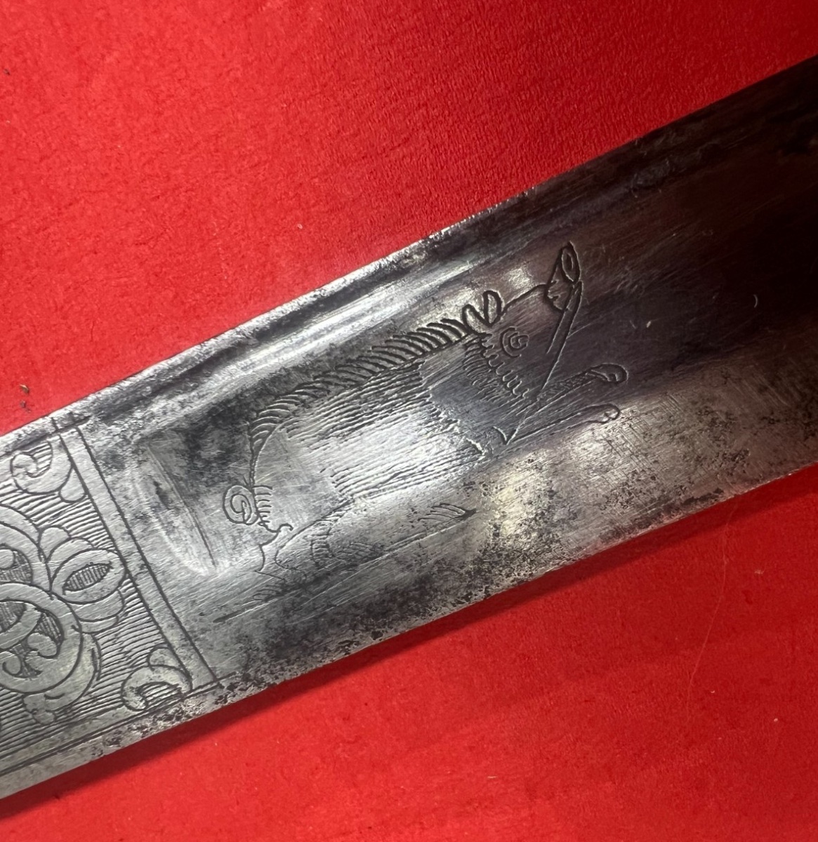 Dague de chasse ou de venerie en argent massif époque 18ème-photo-2