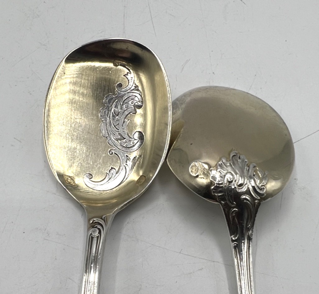 14-piece Ice Service In Sterling Silver And Vermeil By Puiforcat-photo-6