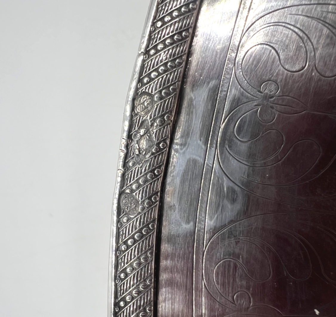 Aiguière et son Bassin en Argent Massif Poinçon Vieillard Par Samson III-photo-3