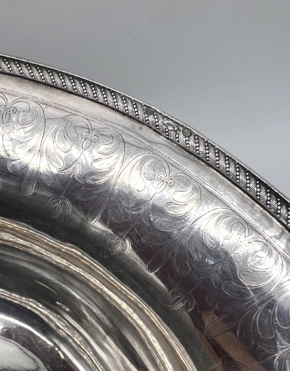 Aiguière et son Bassin en Argent Massif Poinçon Vieillard Par Samson III-photo-4