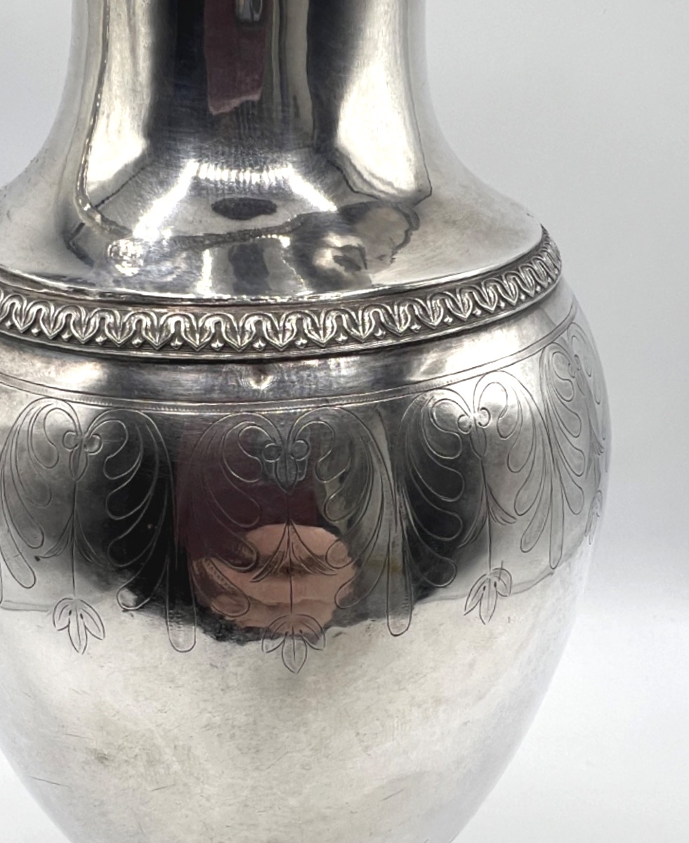 Aiguière et son Bassin en Argent Massif Poinçon Vieillard Par Samson III-photo-5