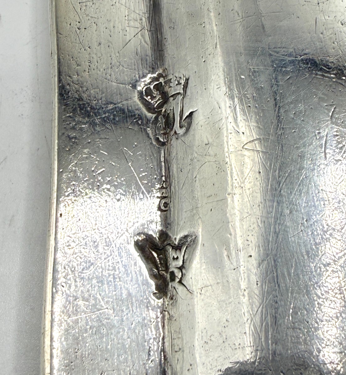 Round Dish In Sterling Silver 18th Century-photo-2