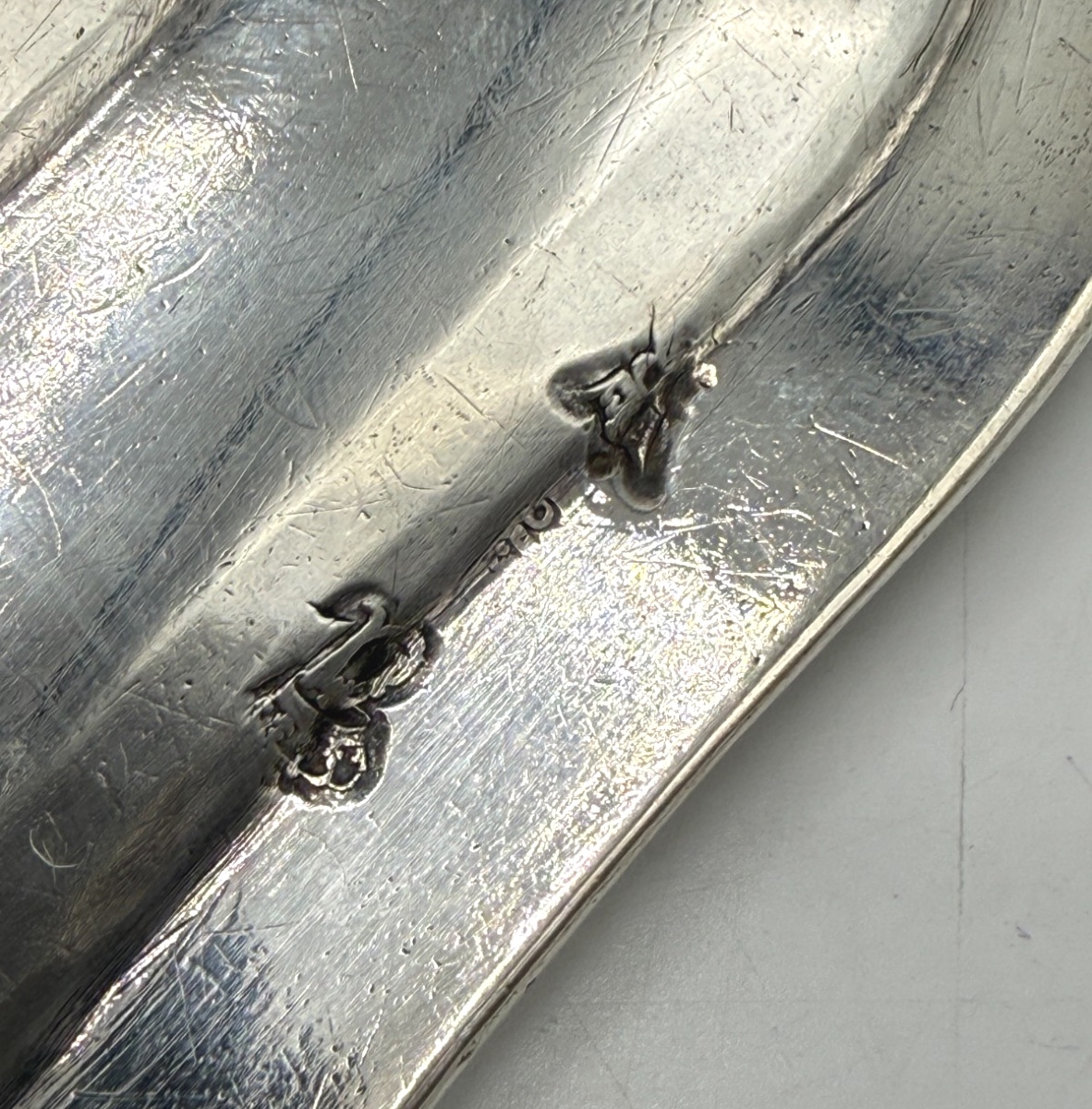 Round Dish In Sterling Silver 18th Century-photo-3