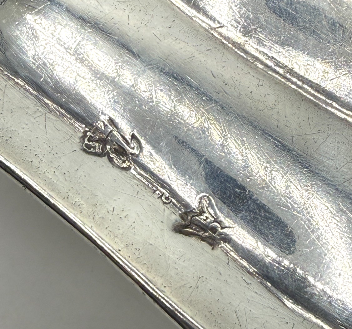 Round Dish In Sterling Silver 18th Century-photo-1