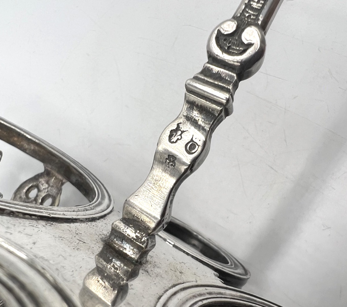 Solid Silver Oil And Vinegar Cruet, 18th Century, Lille-photo-2