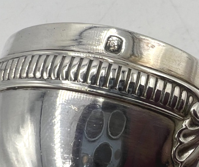 Pedestal Egg Cup In Sterling Silver-photo-2