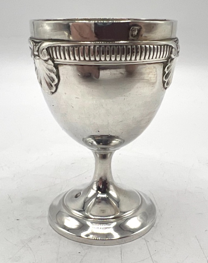 Pedestal Egg Cup In Sterling Silver