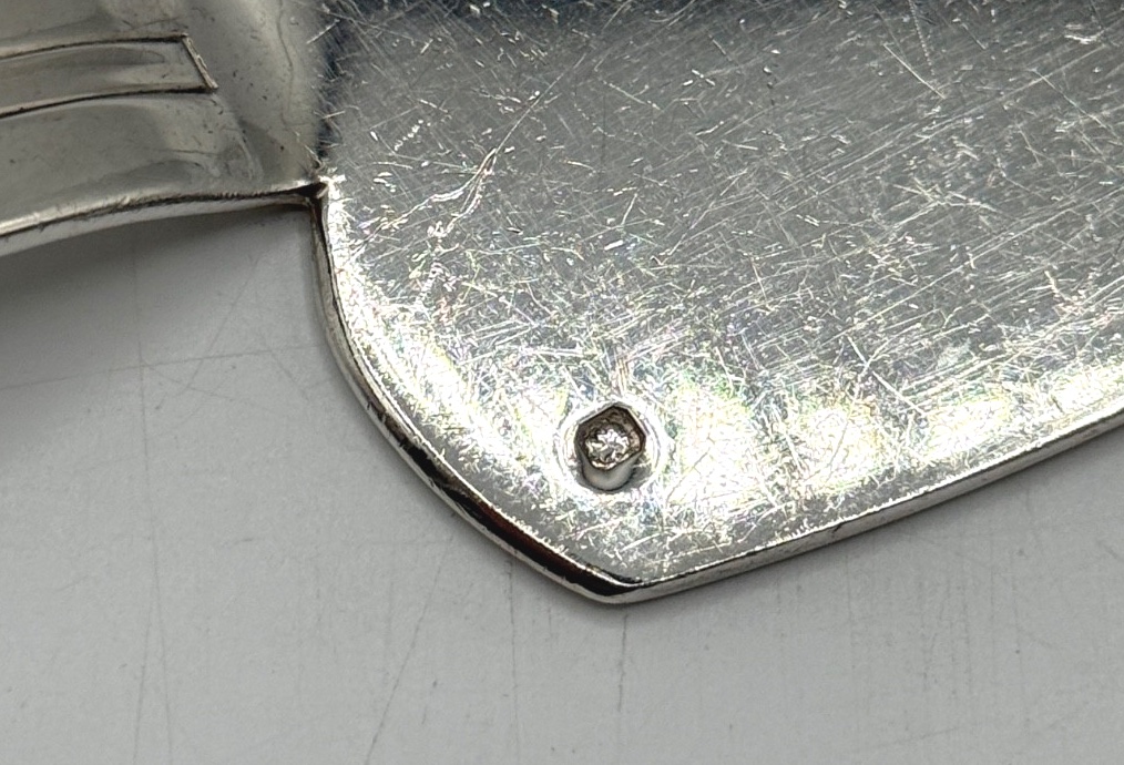 Pelle à tarte en argent massif Art Déco par Ravinet d'Enfert-photo-2