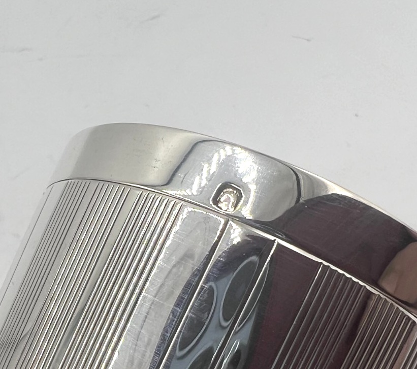 Timbale droite  en argent massif-photo-2