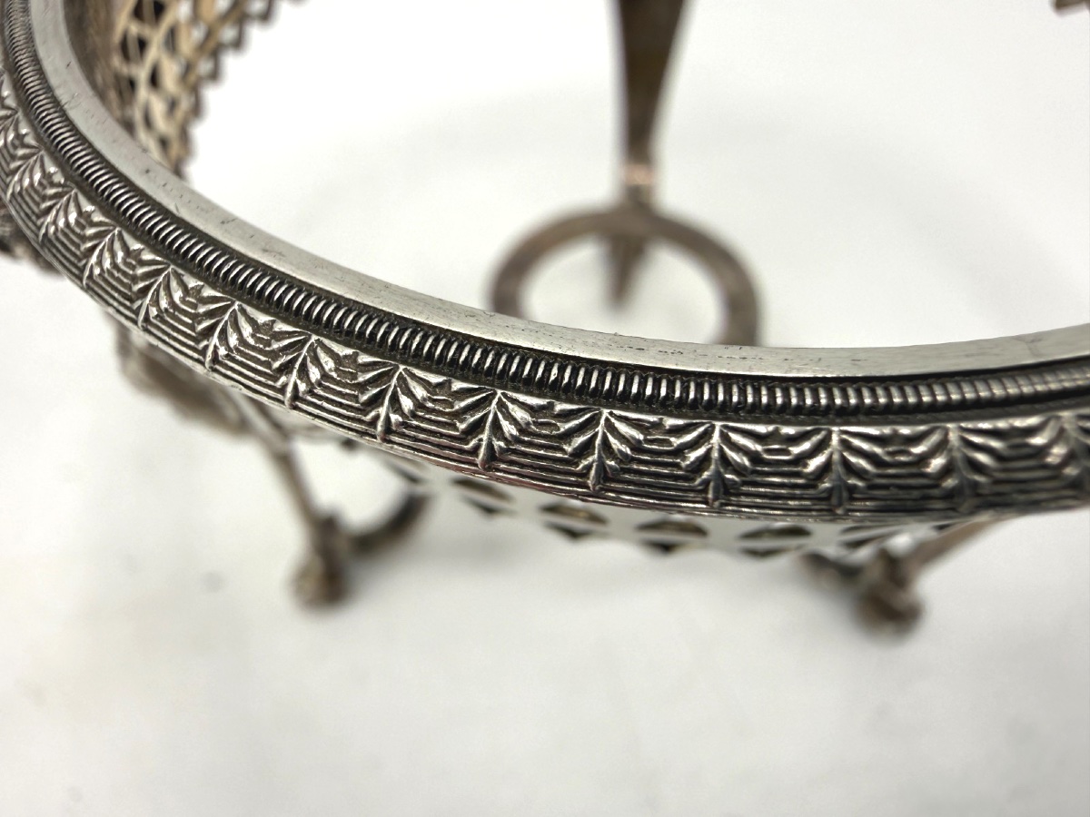 Paire de salerons en argent massif, poinçon 2ème coq-photo-4