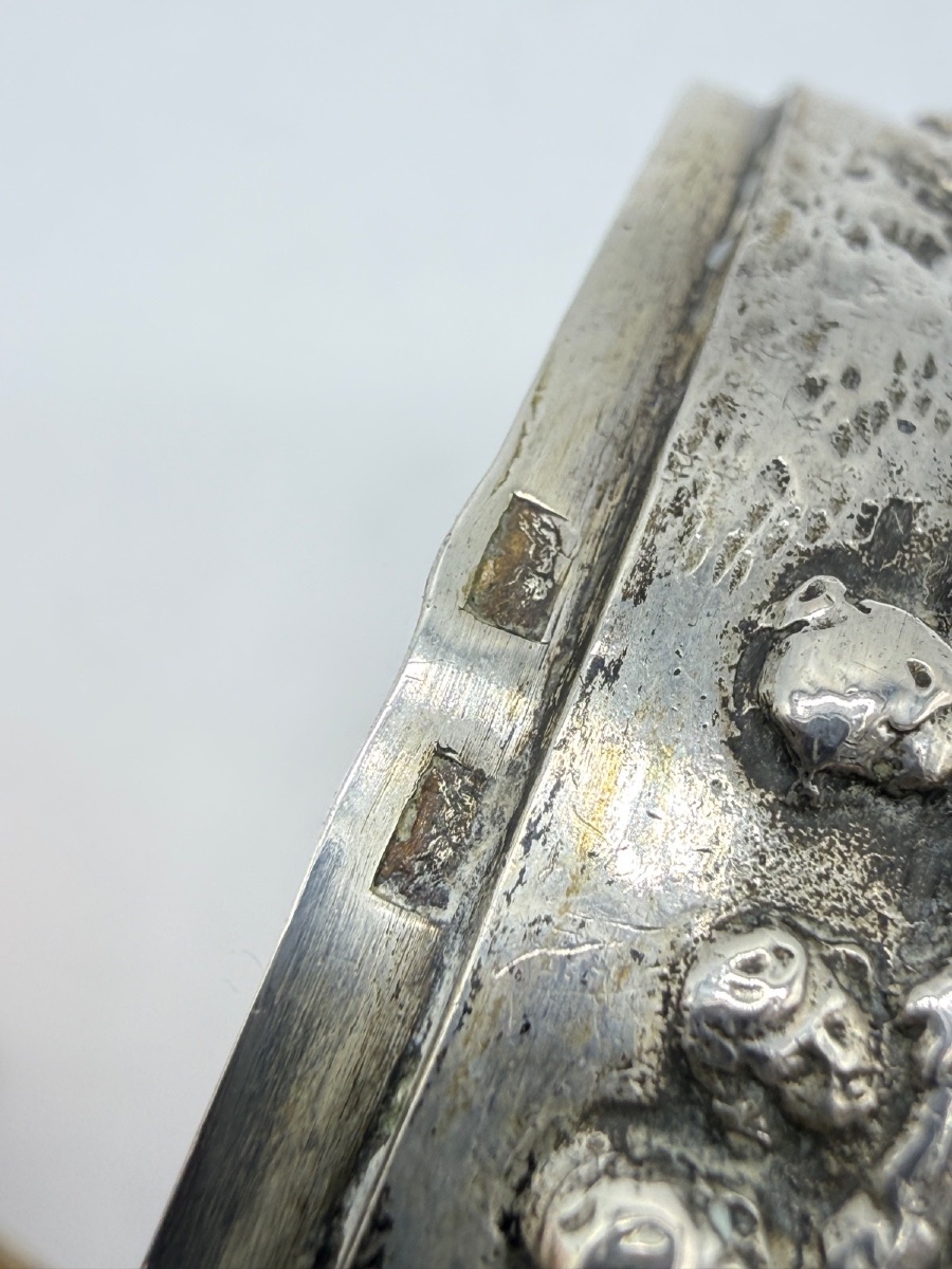 Solid Silver Oval Box-photo-2