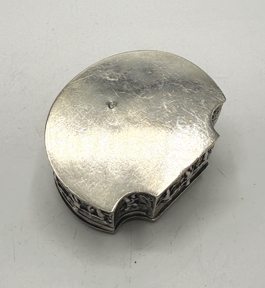 Solid Silver Oval Box-photo-3