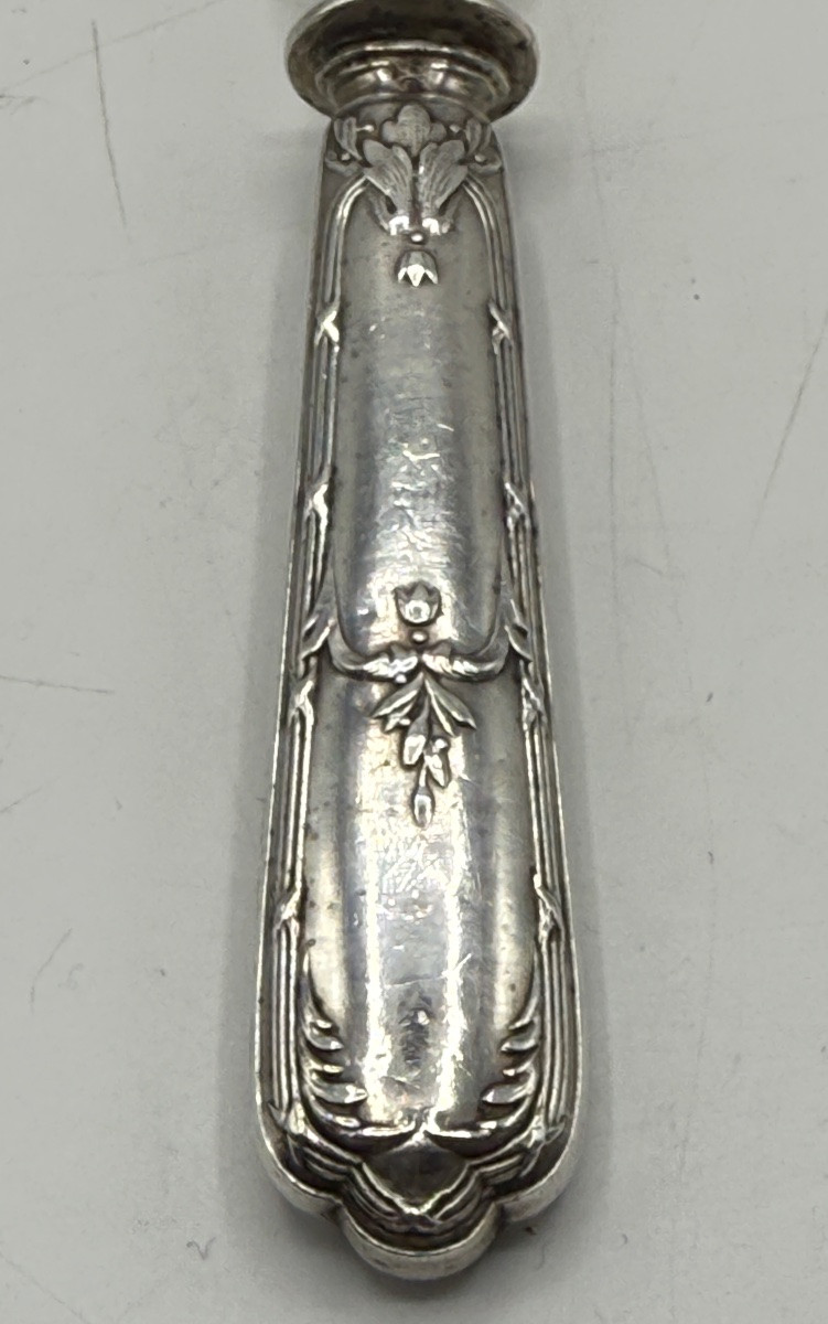 Suite Of 12 Ribbed Sleeves Silver-plated Sleeves-photo-4