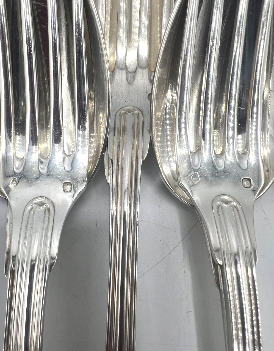 Set Of 6 Filet Entremets By Puiforcat-photo-2