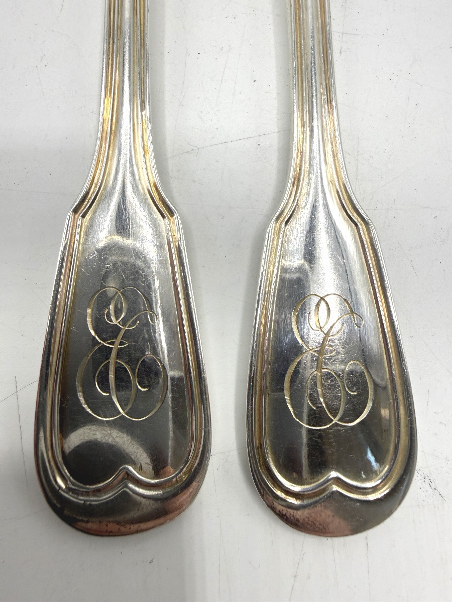 Set Of 6 Filet Entremets By Puiforcat-photo-3