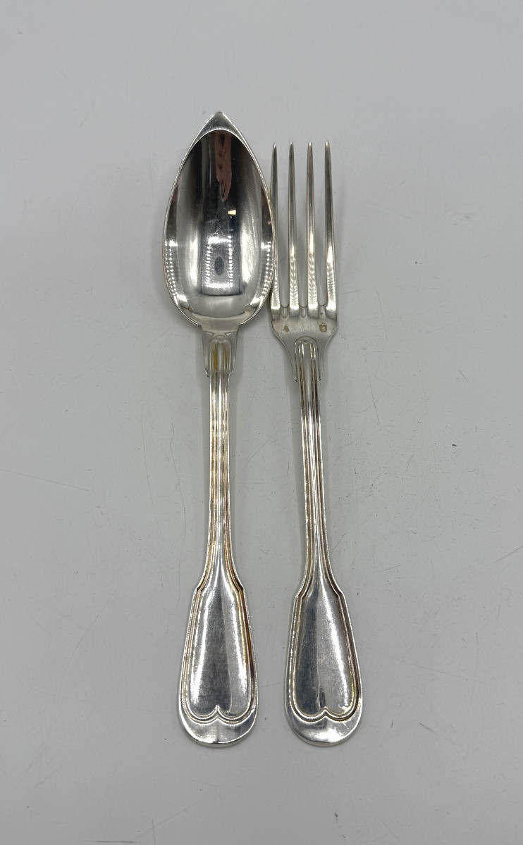 Set Of 6 Filet Entremets By Puiforcat-photo-6