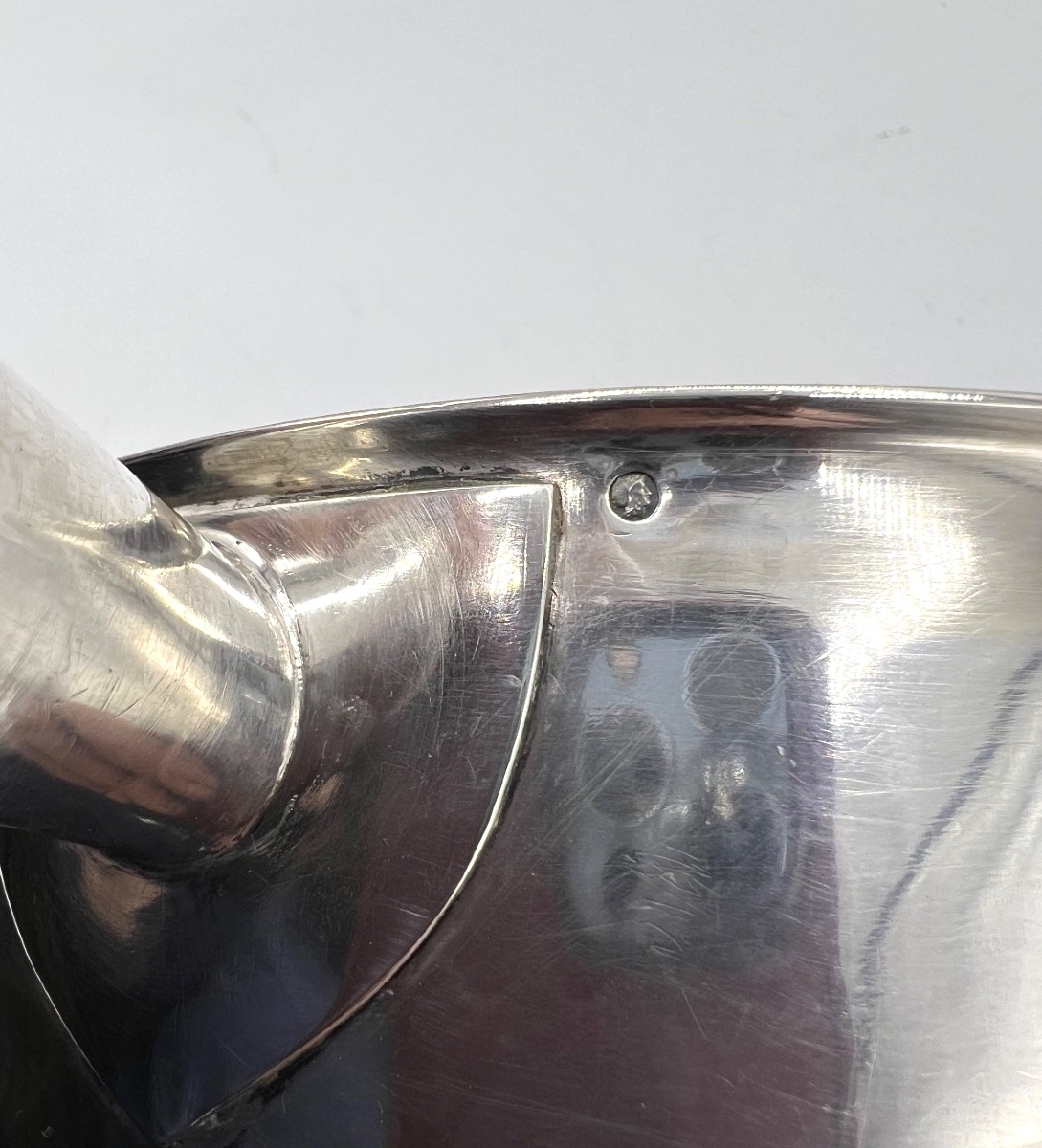 Casserole en argent massif poinçon 2ème coq-photo-3