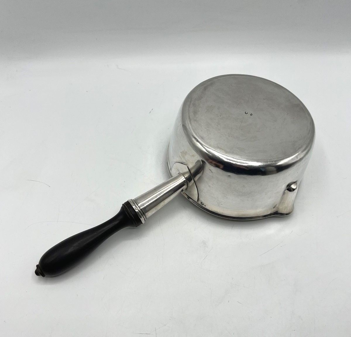 Casserole en argent massif poinçon 2ème coq-photo-2