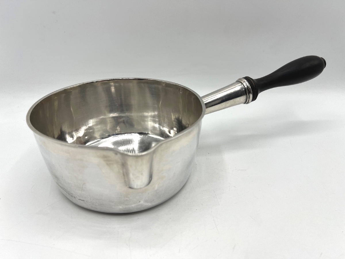 Casserole en argent massif poinçon 2ème coq