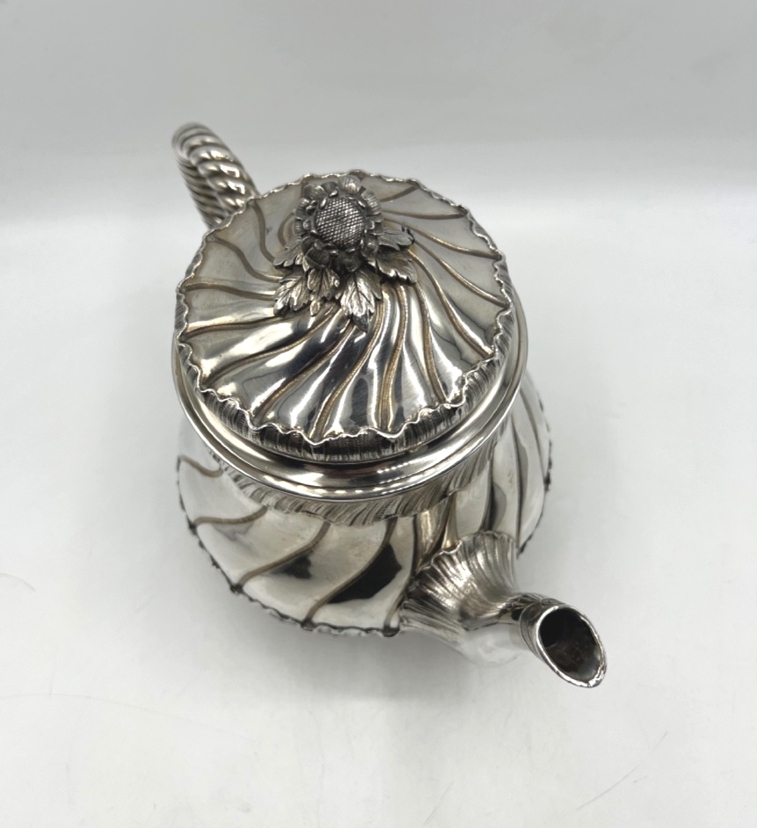 Massive Silver Teapot By Odiot-photo-2