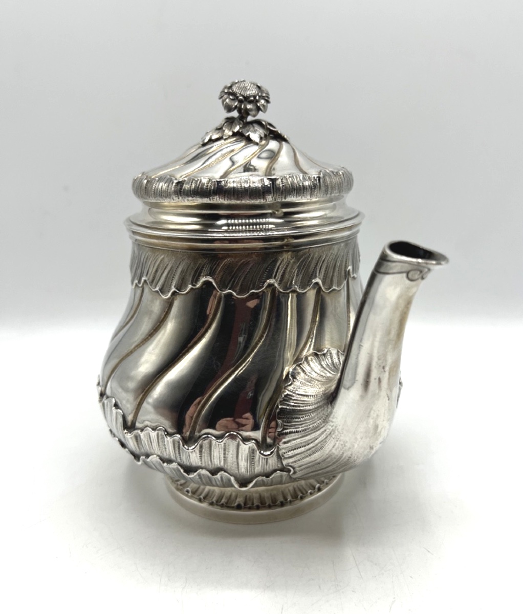 Massive Silver Teapot By Odiot-photo-3