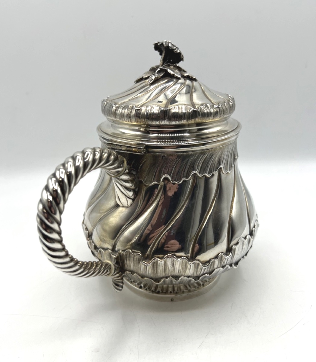 Massive Silver Teapot By Odiot-photo-4