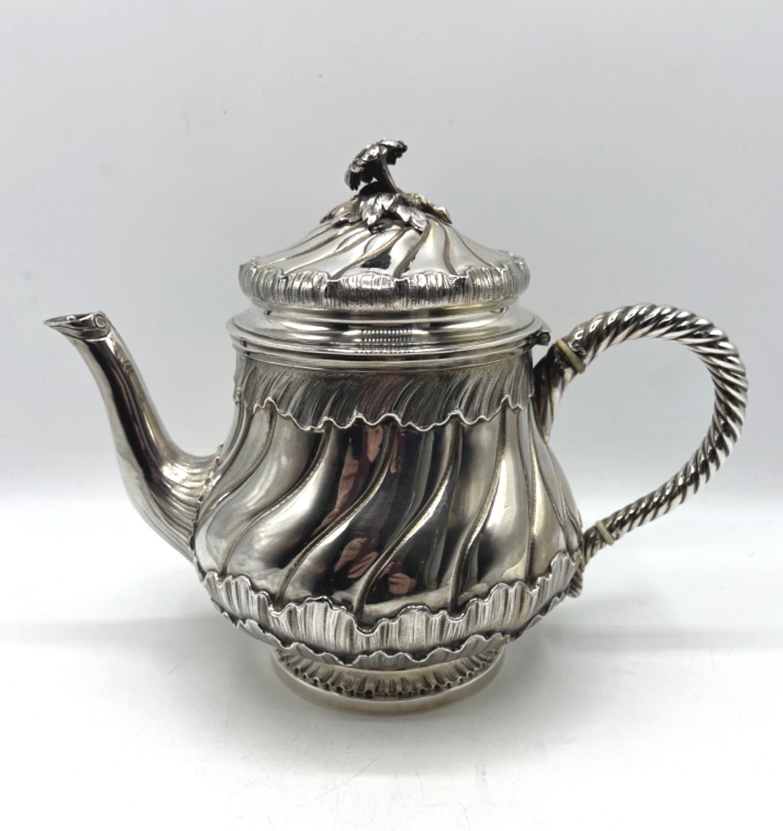 Massive Silver Teapot By Odiot