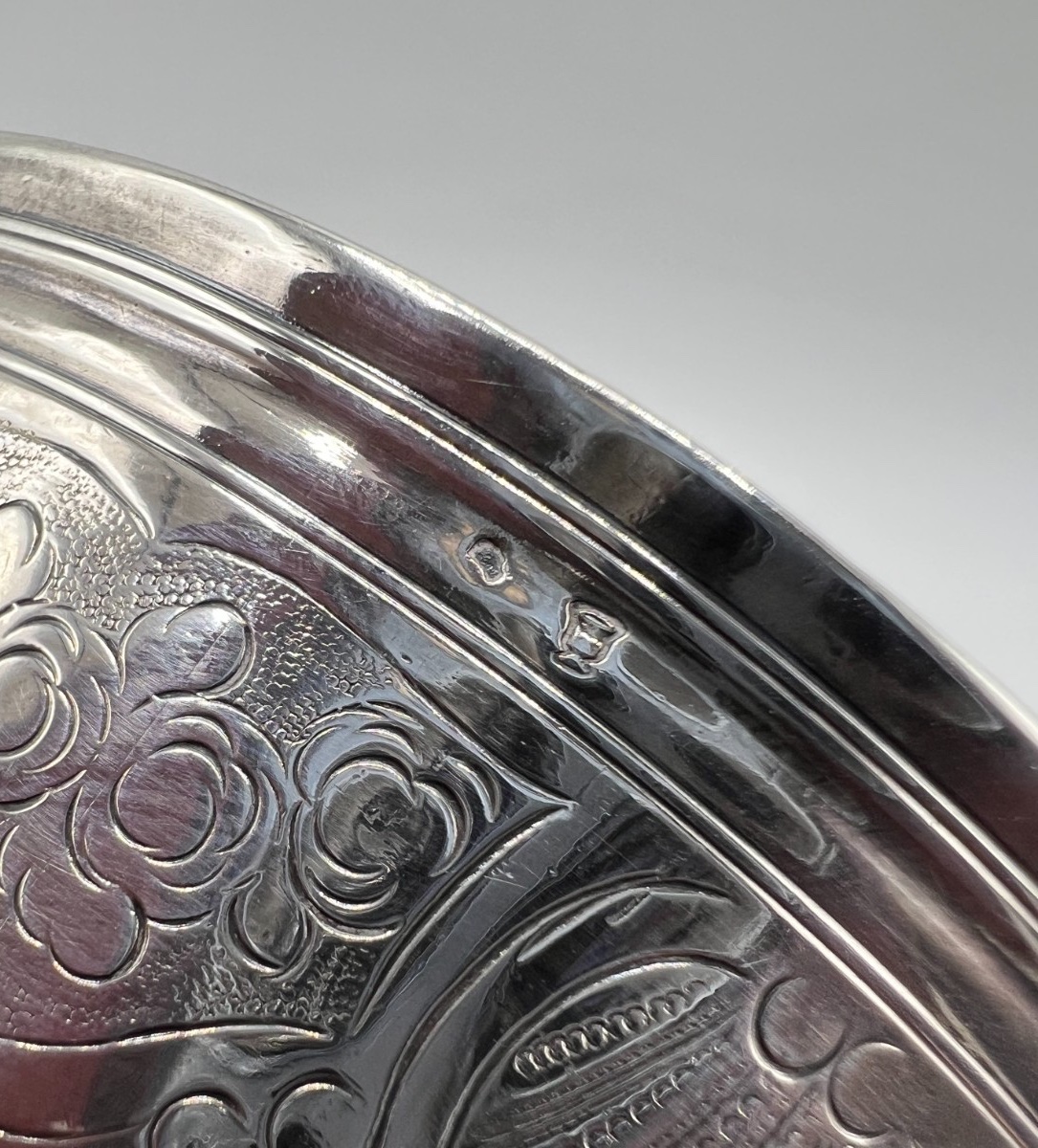 Tulip Tumbler In 18th Century Sterling Silver-photo-3