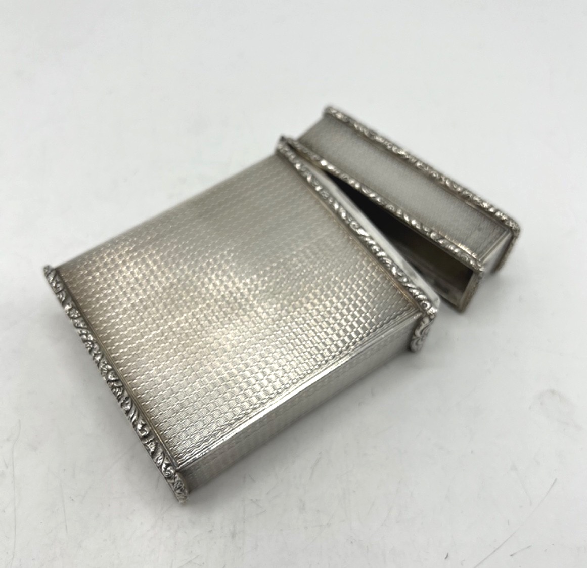 Etui à carte en argent massif époque 19ème, Angleterre-photo-4