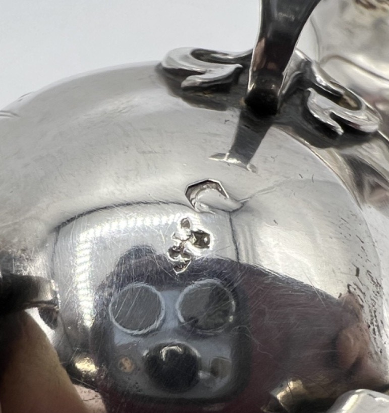 Paire de salerons en argent massif-photo-2